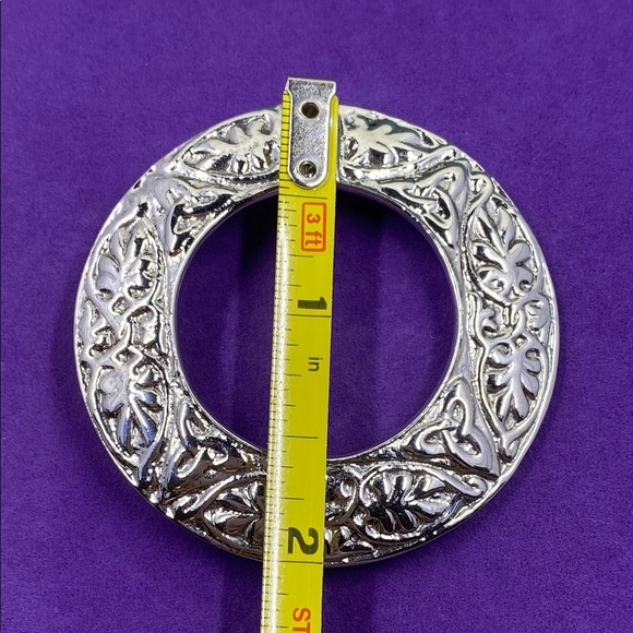 💛 Vintage Elegant Silver Scottish Kilt Brooch - Picture 5 of 5